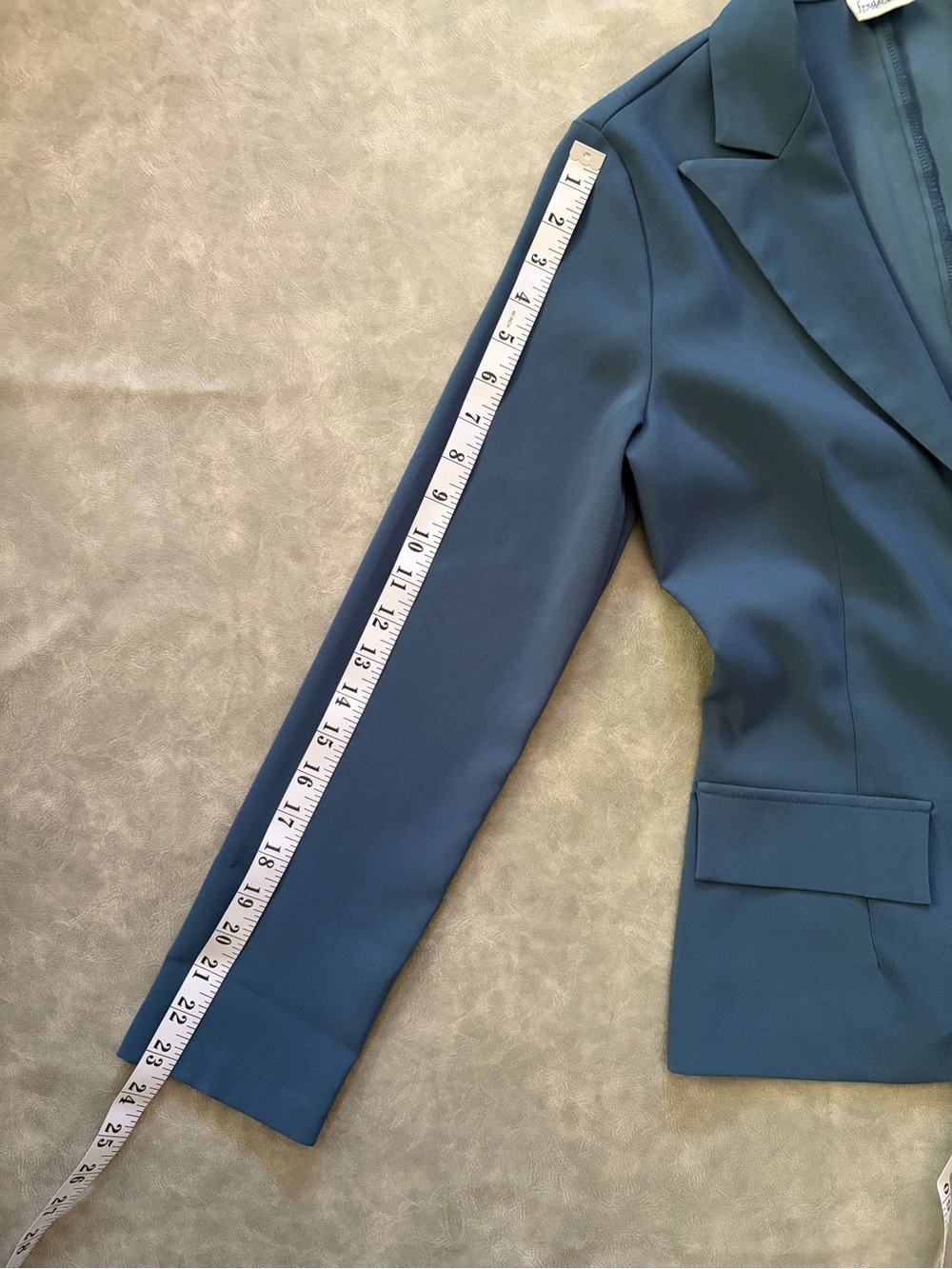 vintage frederick's of hollywood blue blazer jacket | Y2K preppy corporate girl - Picture 10 of 10